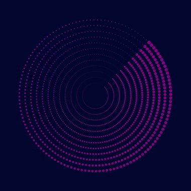 Violet vektörlü radyan çemberler