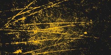 Sarı ve gri çizik soyut grunge arkaplanı