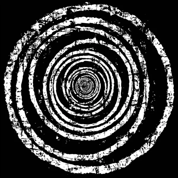 Abstrakt Vit Grunge Roterade Cirklar — Stock vektor