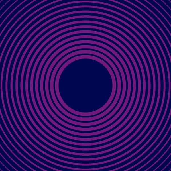 Rayas Concéntricas Radiales Violetas — Vector de stock