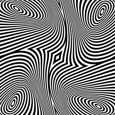 Soyut kıvrımlı psikedelik arkaplan