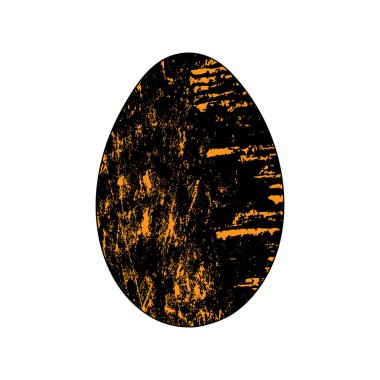 Grunge Paskalya yumurtası çizimi