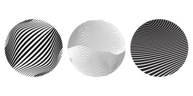 Küreler kümesi vektör illüstrasyonu