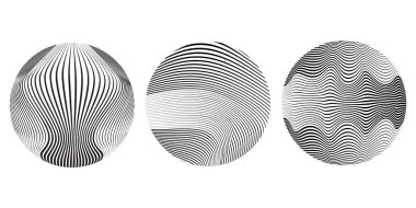 Küreler kümesi vektör illüstrasyonu