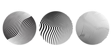 Küreler kümesi vektör illüstrasyonu