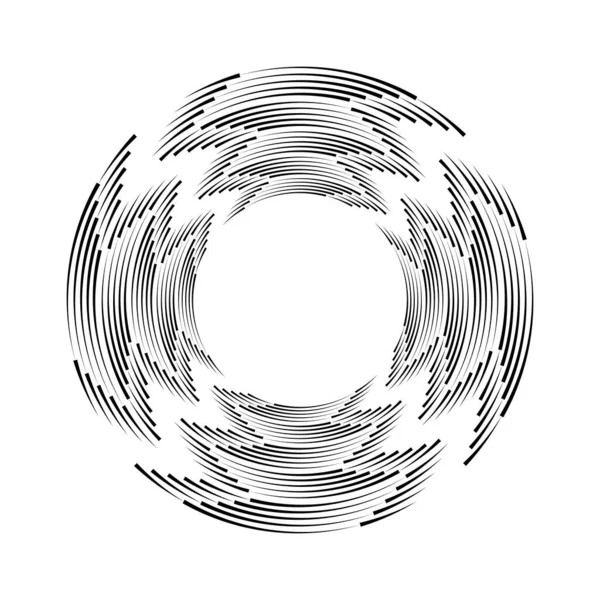 回転するハーフトーンドットの背景ベクトル図 — ストックベクタ
