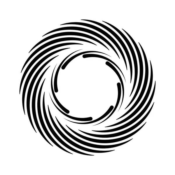 Líneas Velocidad Onduladas Punteadas Forma Espiral — Archivo Imágenes Vectoriales