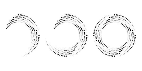 Set Linee Velocità Bianche Forma Spirale — Vettoriale Stock