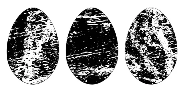 Sada Velikonočních Vajíček Vektorové Ilustrace — Stockový vektor