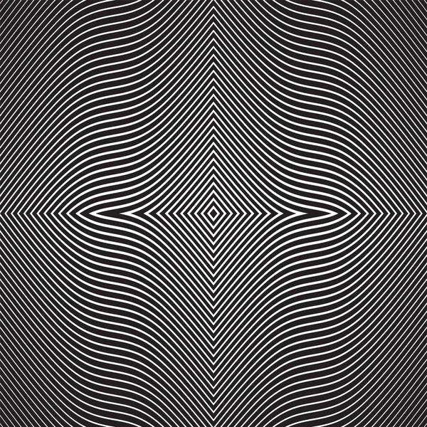 Fond Abstrait Avec Des Rayures Courbes — Image vectorielle