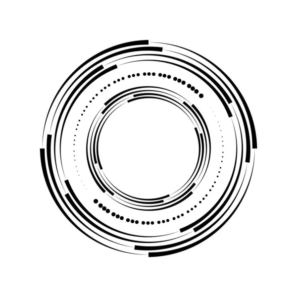 Lunares Negros Rayas Forma Espiral — Archivo Imágenes Vectoriales