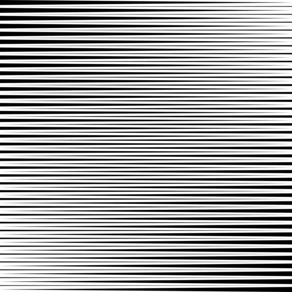 Black Horizontal Speed Lines Vector Illustration — Stock Vector