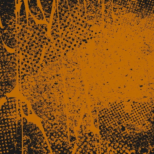 抽象的牢骚背景 单色纹理 Dotted Grunge Background — 图库矢量图片