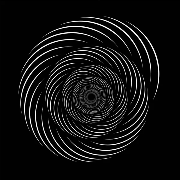 Lignes Vitesse Abstraites Sous Forme Spirale — Image vectorielle