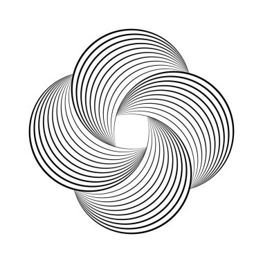 daire biçiminde kıvrımlı çizgilerden yoksun