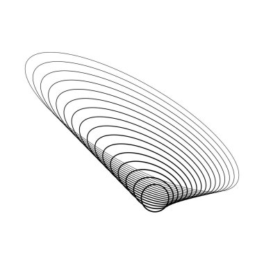 Sarmal şekildeki siyah çizgiler