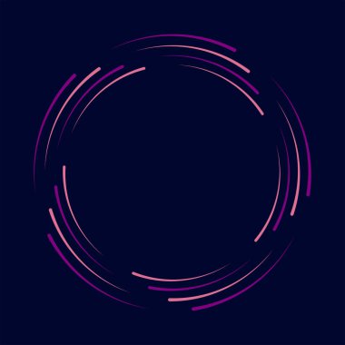 Halka biçiminde eğri hız çizgileri