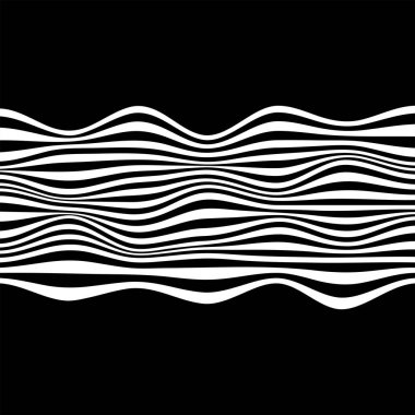 Soyut beyaz çizgili desen. İşlem sanatı.