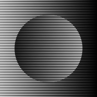 Siyah çizgileri olan soyut şekil