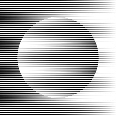  Çizgilerle soyut şekil