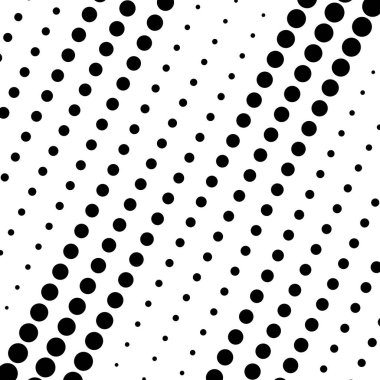 Çapraz hız çizgilerindeki siyah yarım ton noktalar