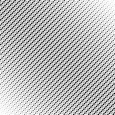 Beyaz zemin üzerinde hız çizgilerindeki siyah yarım ton noktalar biçimlenir