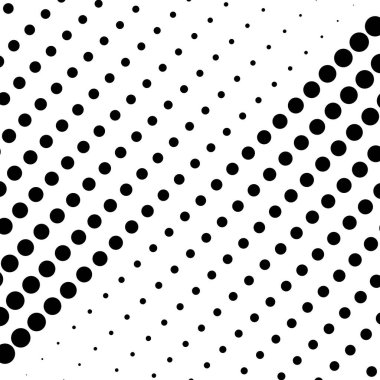 Hız çizgilerindeki siyah yarım tonlu noktalar