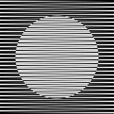 Ok biçiminde hız çizgileri içinde beyaz daire şekli