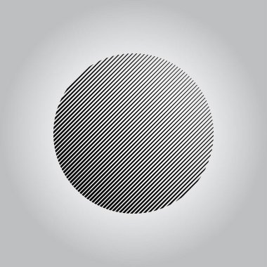 Siyah eğimli dalgalı çizgiler. Geometrik sanat