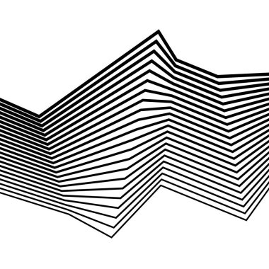  Beyaz arka planda siyah çizgiler. Tek renkli desen