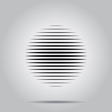 Çember biçiminde siyah vektör şekli