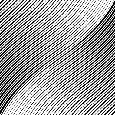 Siyah dalgalı eğimli üçgen çizgiler. Soyut arkaplan