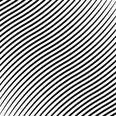 Beyaz zemin üzerinde belirsiz dalgalı siyah kavisli çizgiler