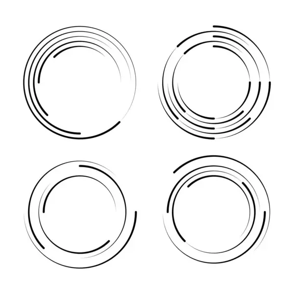 Çember biçiminde vektör çizgileri kümesi