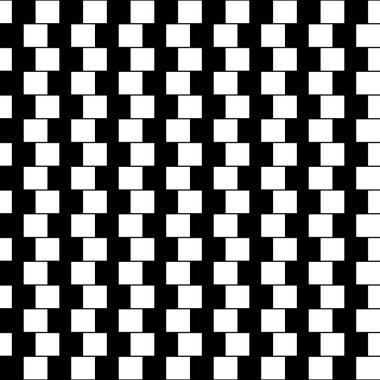 Siyah kareli optik sanat, vektör illüstrasyon tasarımı