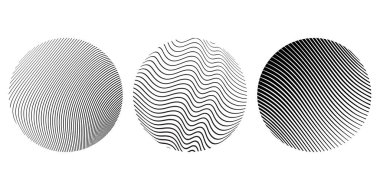 Beyaz arkaplanda izole edilmiş siyah küreler kümesi