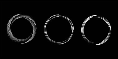 Beyaz çizgili girdap şekilleri