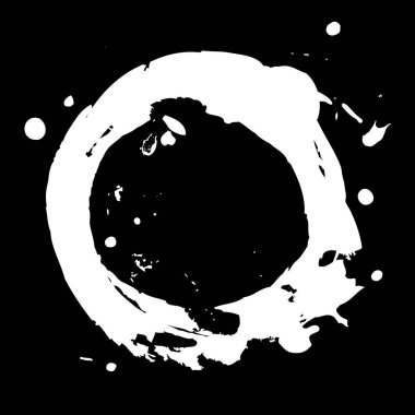 Fırça darbesi. vektör illüstrasyonu.