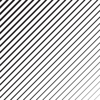 Beyaz arkaplan üzerindeki soyut siyah eğimli vektör çizgileri, vektör illüstrasyonu