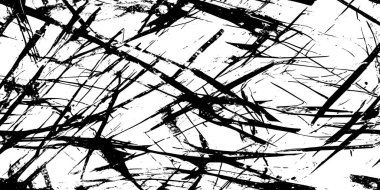 Soyut siyah çizik grunge dokusu, vektör illüstrasyonu