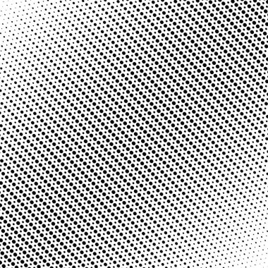 Siyah eğimli yarım tonlu noktalı çizgiler, vektör illüstrasyonu