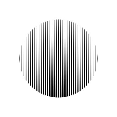 Siyah dikey üçgenler daire şeklinde çizgiler, vektör illüstrasyonu