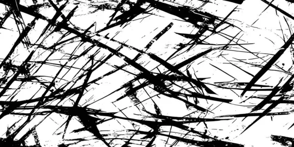 Soyut siyah çizik grunge dokusu, vektör illüstrasyonu