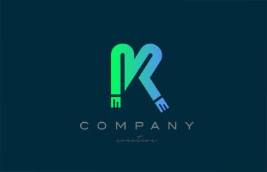 K green alphabet letter logo icon design. Creative template for a business or company