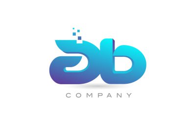 AB alphabet letter logo icon combination design. Creative template for company and business