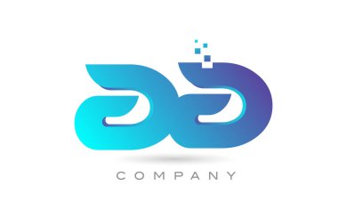 AA alphabet letter logo icon combination design. Creative template for company and business