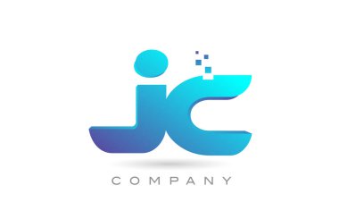 JC alphabet letter logo icon combination design. Creative template for company and business