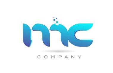 MC alphabet letter logo icon combination design. Creative template for company and business