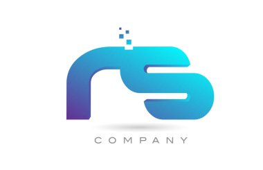 RS alphabet letter logo icon combination design. Creative template for company and business