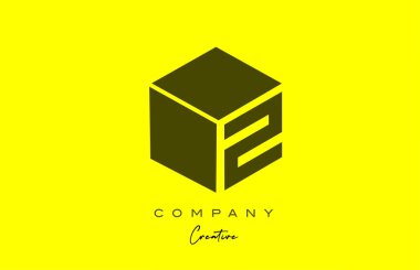 yellow black S letter alphabet letter logo icon design. Creative cube design template for business and company